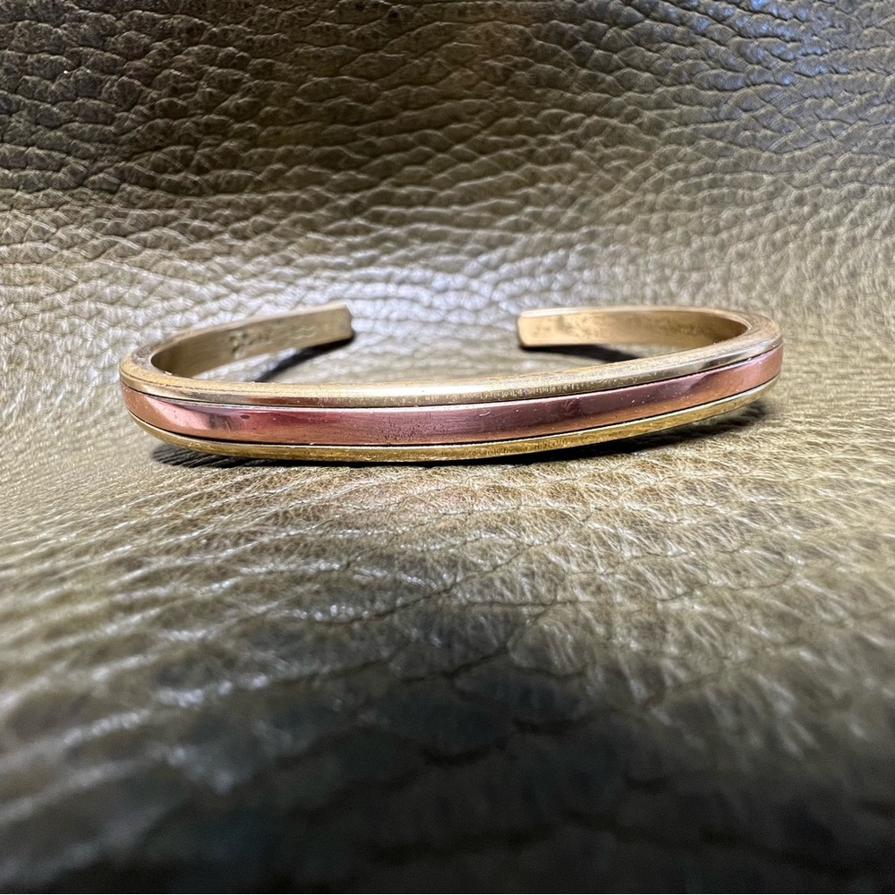Vintage Sergio Lub mixed metal bracelet